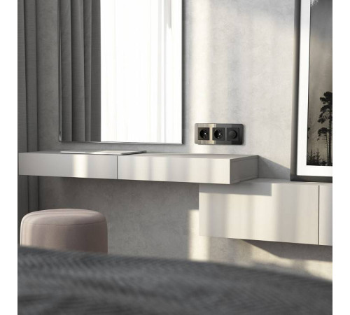 Рамка на 3 поста Werkel Elite черный W0032448