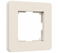 Рамка на 1 пост Werkel Split айвори/белый, soft-touch W0013066
