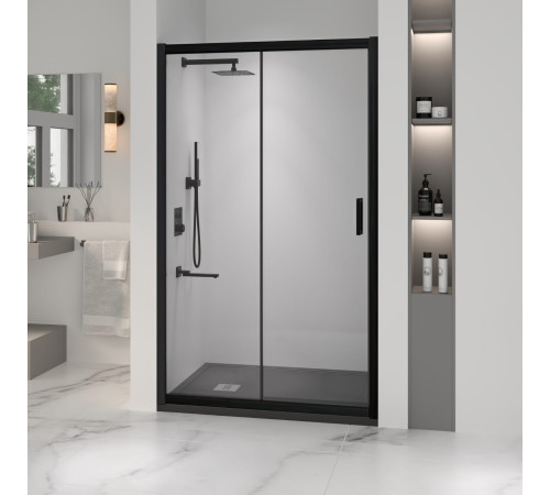 Душевая дверь RGW Passage PA-016B 1500 мм прозрачное стекло черный 350801615-14