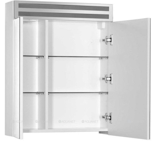 Зеркальный шкаф De Aqua Эколь 60 600x750x158 мм белый 185083