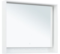 Зеркало Aquanet Милан 100 LED белый глянец 00306372