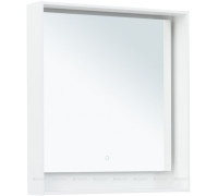 Зеркало Aquanet Милан 80 LED белый глянец 00306384