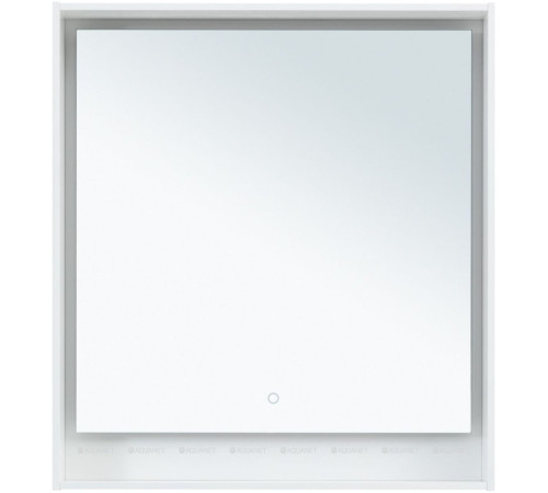 Зеркало Aquanet Милан 80 LED белый глянец 00306384
