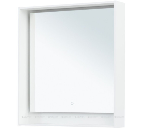 Зеркало Aquanet Милан 80 LED белый глянец 00306384