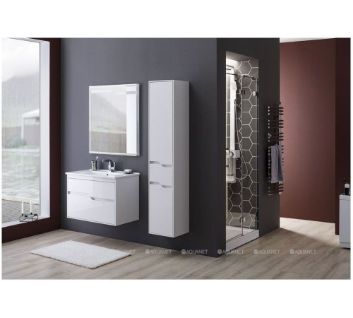 Зеркало Aquanet Модена 85 LED белый 00196966