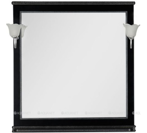 Зеркало Aquanet Валенса 100 черный кракелюр серебро 00180297