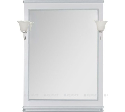 Зеркало Aquanet Валенса 80 белый кракелюр/серебро 00180144