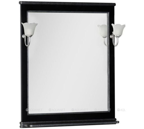 Зеркало Aquanet Валенса 80 черный кракелюр/серебро 00180299