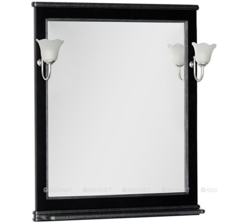 Зеркало Aquanet Валенса 80 черный кракелюр/серебро 00180299