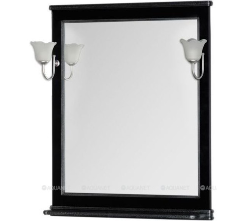 Зеркало Aquanet Валенса 80 черный кракелюр/серебро 00180299