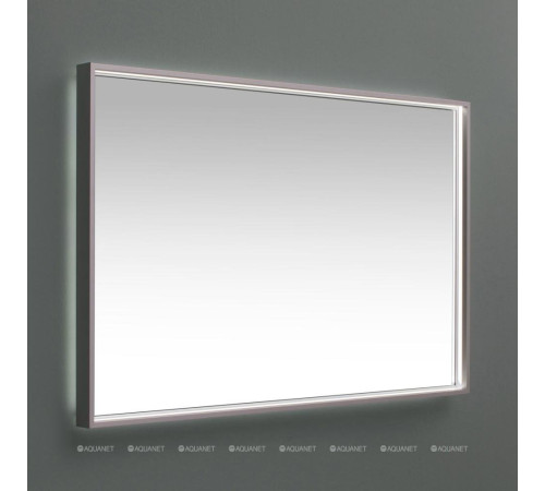 Зеркало De Aqua Алюминиум 120 см с подсветкой 4 стороны серебро 00261698
