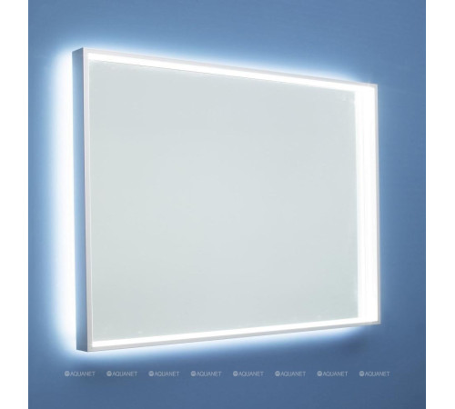 Зеркало De Aqua Алюминиум 120 см с подсветкой 4 стороны серебро 00261698