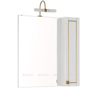 Зеркало Aquanet Честер 85 белый/патина золото 00186399