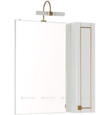 Зеркало Aquanet Честер 85 белый/патина золото 00186399