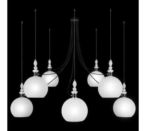 Подвесная люстра 33 идеи S37WH PND182.07.17CH.003BL-S37WH