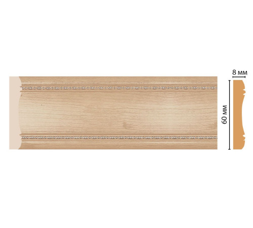 Молдинг DECOMASTER 185-11 60х8х2400 мм 185-11
