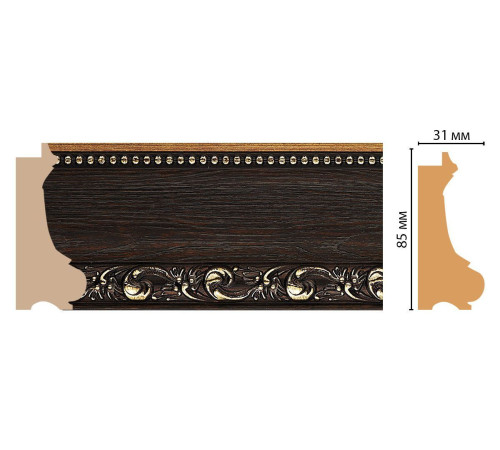 Багет Decomaster 516-1333 83х30х2900 мм 516-1333