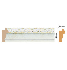 Багет интерьерный DECOMASTER 807-40 40х20х2900 мм 807-40