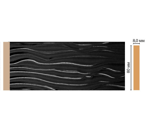 Молдинг DECOMASTER D042-195 80х8х2400 мм D042-195