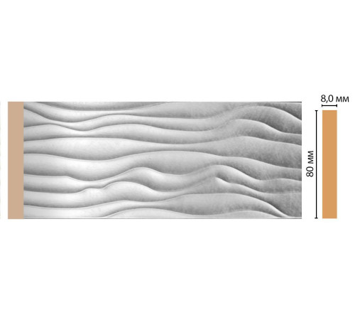 Молдинг DECOMASTER D042-375 80х8х2400 мм D042-375