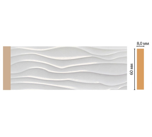 Молдинг DECOMASTER D043-114 60х8х2400 мм D043-114