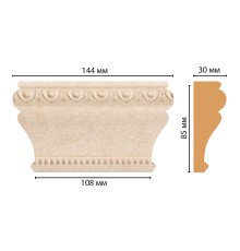 Капитель декоративная Decomaster D202-18D 144х85х30 мм D202-18D