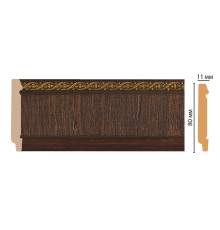 Плинтус напольный Decomaster 144-1 ДМ 80х11х2400 мм 144-1 ДМ