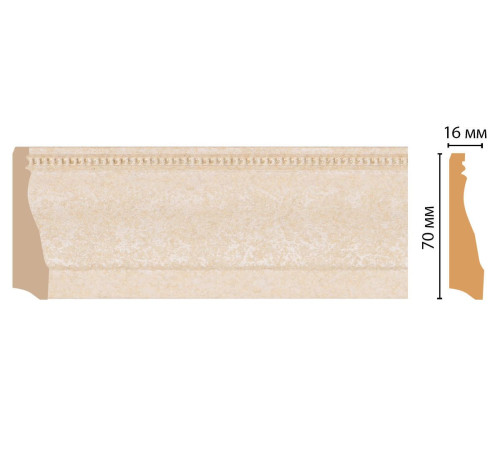 Плинтус напольный DECOMASTER 193 70х16х2400 мм 193-18D