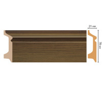Плинтус напольный DECOMASTER из полистирола 78х21х2400 мм D122-88 ДМ