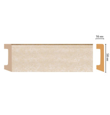 Плинтус напольный Decomaster 58х16х2400 мм D234-18D ДМ