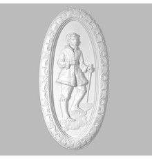 Декоративное панно Decomaster DT-3839 390x190x20 мм DT-3839