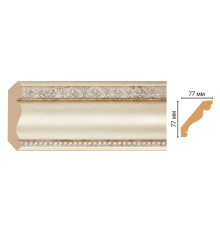 Плинтус потолочный DECOMASTER из полистирола 77х77х2400 мм 154-937 ДМ