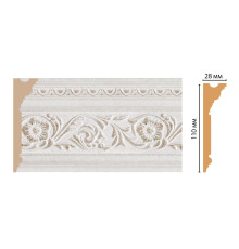 Плинтус потолочный DECOMASTER D225-19D ДМ 110х29х2400 мм D225-19D ДМ