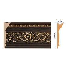 Плинтус потолочный DECOMASTER D225-56 110х29х2400 мм D225-56