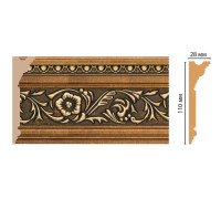 Плинтус потолочный DECOMASTER D225-57 110х29х2400 мм D225-57