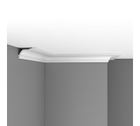 Плинтус потолочный DECOMASTER 96220 гладкий полиуретан 70х118х2400 мм 96220