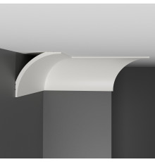 Плинтус потолочный DECOMASTER A253 полистирол 88х88х2000 мм A253