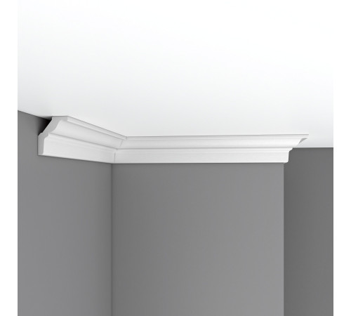 Плинтус потолочный гладкий DECOMASTER DP-18F гибкий 59х48х2400 мм DP-18F