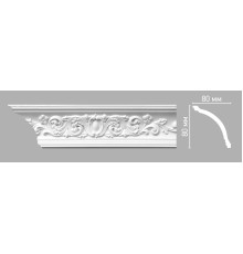 Плинтус потолочный с рисунком DECOMASTER 95022 80х80х2400 мм 95022