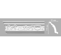 Плинтус потолочный DECOMASTER 95104 с рисунком 115х51х2400 мм 95104