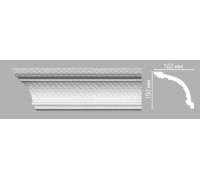 Плинтус потолочный DECOMASTER 95140 с рисунком 150х163х2400 мм 95140