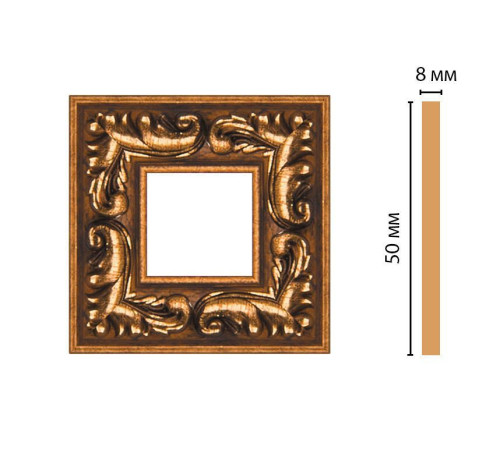 Вставка цветная DECOMASTER 130-2-1223 50x50x8 мм