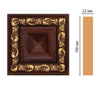 Вставка декоративная DECOMASTER D207-1084 100х100х22 мм D207-1084