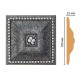 Вставка декоративная Decomaster D209-44 100x100x22 мм D209-44