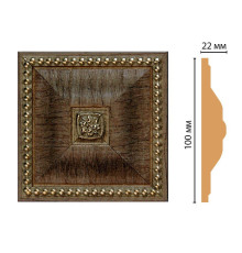 Вставка декоративная Decomaster D209-4 100x100x22 мм D209-4