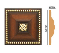 Вставка декоративная Decomaster D209-51 100x100x22 мм D209-51