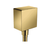 Шланговое подсоединение hansgrohe FixFit Square полированное золото 26455990
