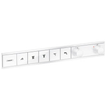 Термостат Hansgrohe RainSelect для 5 потребителей внешняя часть Matt White 15384700