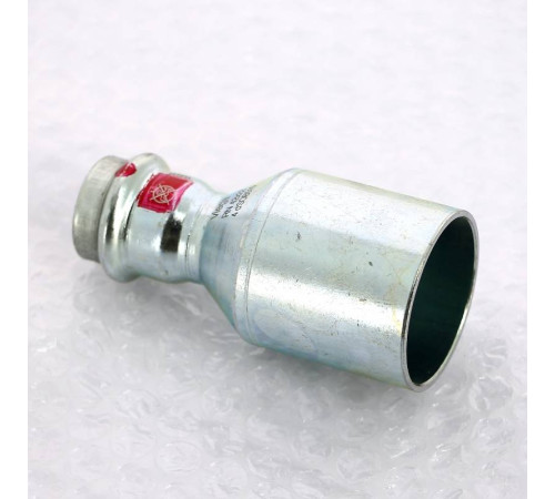 Муфта-вставка пресс из оцинкованной стали Viega Prestabo 42х22 мм 642761