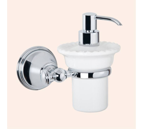 Дозатор для жидкого мыла подвесной Tivoli World Harmony 108 керамический хром TWHA108cr